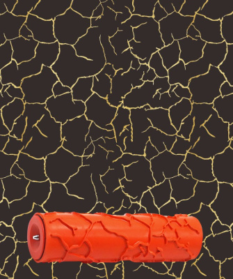 Фактурный валик для создания декоративного эффекта "Кракелюр" 304 ( 180 мм)